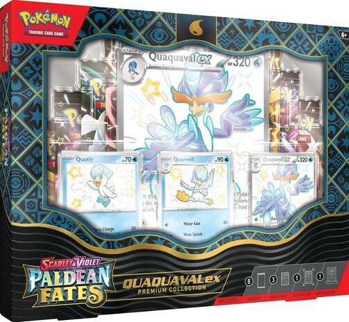 Pokemon - Paldean Fates Premium Collection Quaquaval EX