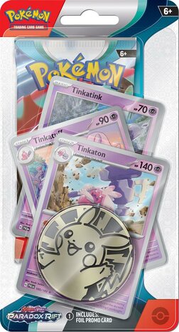 Pokemon - Paradox Rift Premium Checklane Blister Tinkaton