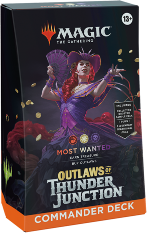 Magic The Gathering - Outlaws of Thunder Junction Commander Deck Most Wanted