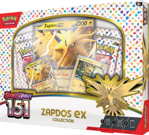 Pokemon - Scarlet &amp; Violet 151 Zapdos EX Collection