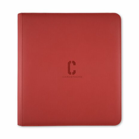 Cardstacks - 12-Pocket Binder Donker Rood