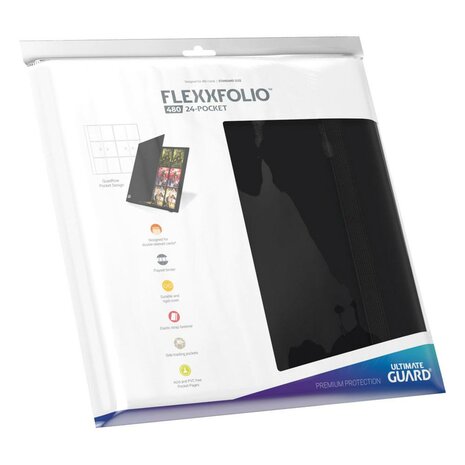 Ultimate Guard Flexxfolio 480 - 24-Pocket (Quadrow) - Black