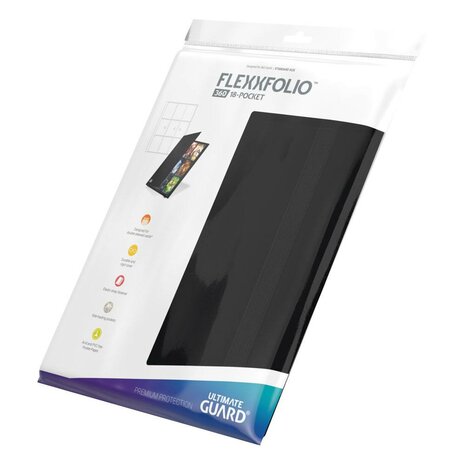 Ultimate Guard Flexxfolio 360 - 18-Pocket Black