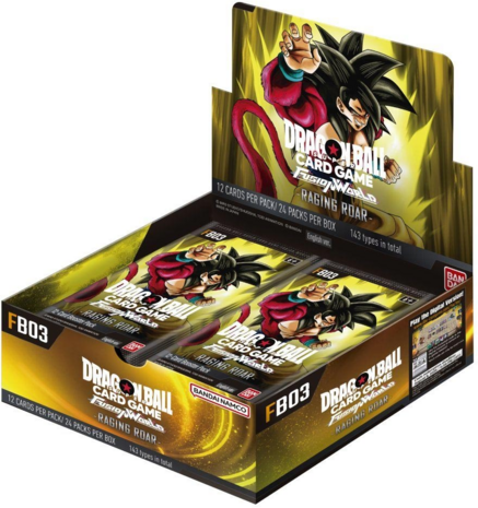 Dragon Ball Super SCG - Fusion World 03 Raging Roar Boosterbox