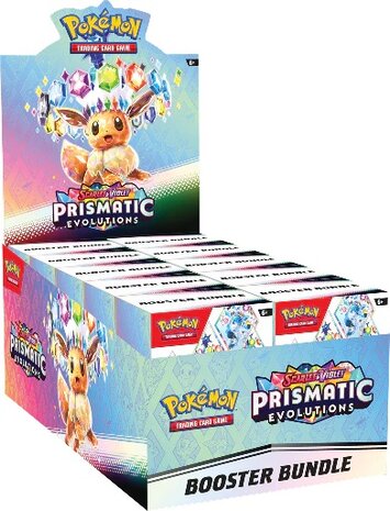 Pok&eacute;mon - Prismatic Evolutions Booster Bundle Display